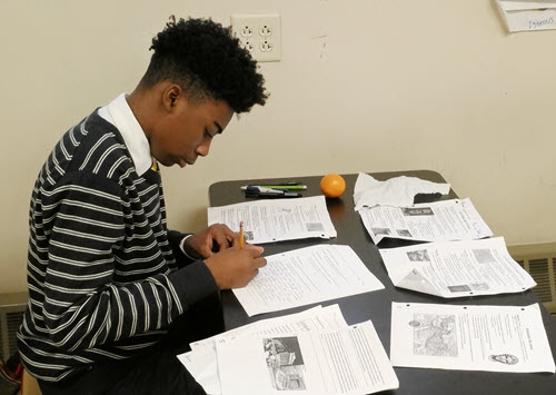 student_working